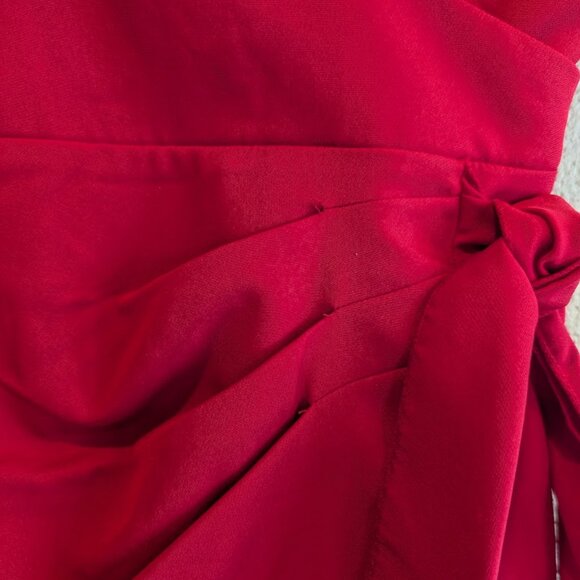 BCBGeneration * Women's Faux-Wrap High-Low Dress * Size 10 - Picture 5 of 7